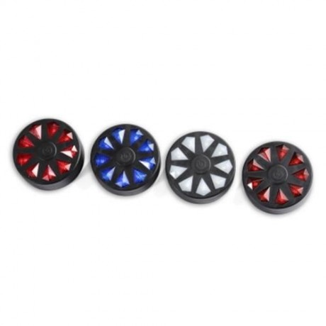 BICYCLE REAR LIGHT 9 DIAMOND TAILLIGHT LED FLASH LAMP (WHITE)