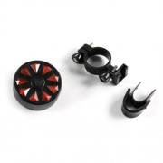 BICYCLE REAR LIGHT 9 DIAMOND TAILLIGHT LED FLASH LAMP (DEEP RED)