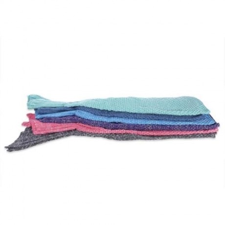 OUTDOOR TRAVELING HANDMADE FISH TAIL KNITTED CROCHET BLANKET (LAKE BLUE)