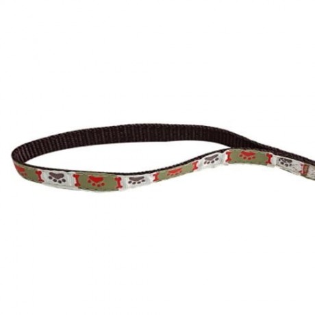 CASUAL ADJUSTABLE NYLON PET DOGS AND CATS HARNESS LEASH (COFFEE)