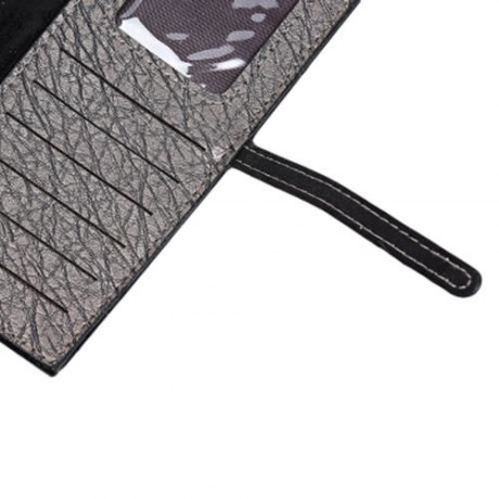 GUAPABIEN OLD CLASSICAL STYLE STONE PATTERN EMBELLISHMENT LADIES METAL HASP CASH WALLET (I