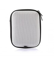 EVA PORTABLE EARPHONES ACCESSORY STORAGE ZIPPER BOX (GRAY)