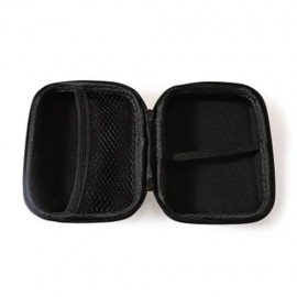 EVA PORTABLE EARPHONES ACCESSORY STORAGE ZIPPER BOX (GRAY)