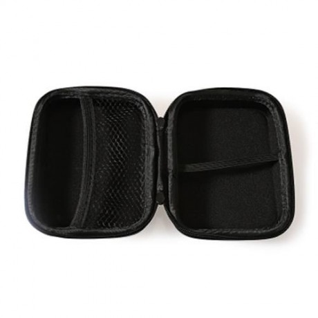 EVA PORTABLE EARPHONES ACCESSORY STORAGE ZIPPER BOX (GRAY)