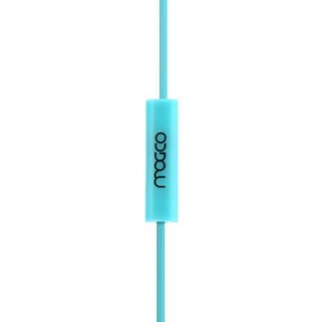 MOGCO M6 HIFI WIRED STEREO EARPHONES HEADPHONES (BLUE)