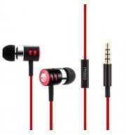 MOGCO M3 HIFI WIRED STEREO EARPHONES HEADPHONES (RED)