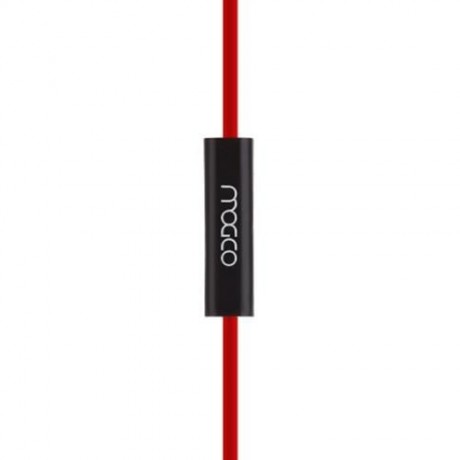 MOGCO M3 HIFI WIRED STEREO EARPHONES HEADPHONES (RED)