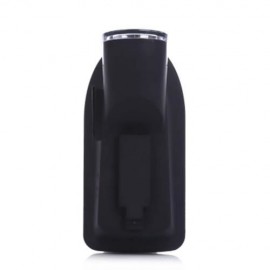 USB RECHARGEABLE SOLAR ENERGY BICYCLE FRONT HEAD FLASHLIGHT (BLACK)
