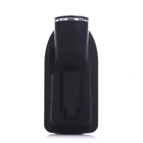 USB RECHARGEABLE SOLAR ENERGY BICYCLE FRONT HEAD FLASHLIGHT (BLACK)