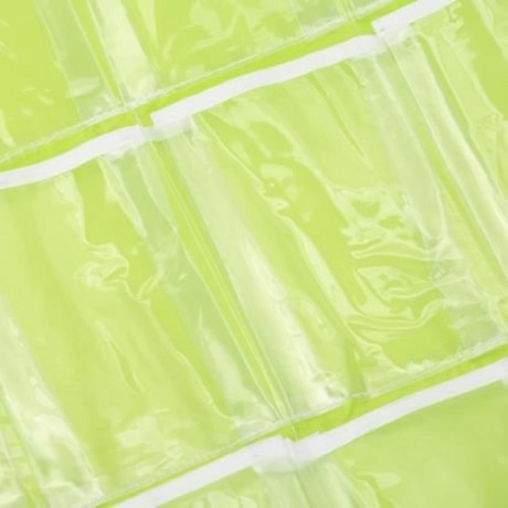 HOUSEHOLD SMALL ITEMS STORAGE PE HANGING WALL POCKET (GREEN)