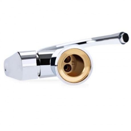 360 DEGREE ONE HOLE SINGLE HANDLE WATER KITCHEN TAP (SILVER)