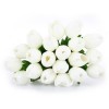 20PCS ARTIFICIAL TULIP FLOWER BOUQUET PARTY WEDDING DECOR (WHITE)
