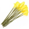 20PCS ARTIFICIAL CALLA LILY FLOWER BOUQUET PARTY WEDDING DECOR (YELLOW)