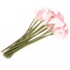 20PCS ARTIFICIAL CALLA LILY FLOWER BOUQUET PARTY WEDDING DECOR (PINK)