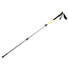 CLEYE PAIRED 3 JOINT TREKKING STRAIGHT SHANK ALPENSTOCK (YELLOW)