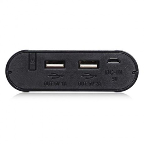 TOMO M4 4 X 18650 LI-ION BATTERY DIY SMART POWER CHARGER (BLACK)