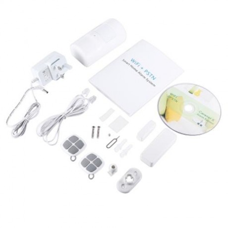 GS - S3 WIFI WIRELESS PSTN HOME INTRUDER ALARM SYSTEM (WHITE)