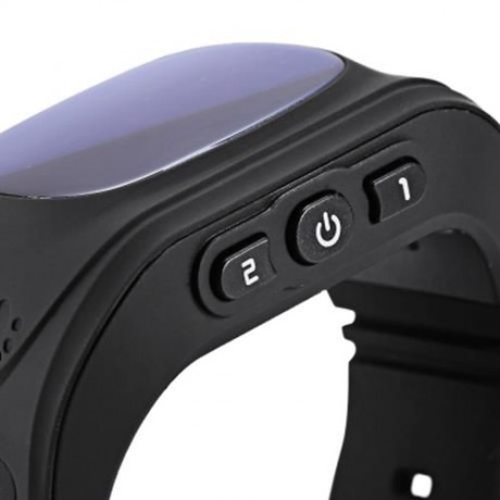 Q50 RUSSIAN VERSION CHILDREN SAFETY MONITORING GPS INTELLIGENT WATCH TELEPHONE (BLACK)