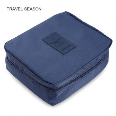 TRAVEL SEASON Outdoor Toiletry Makeup Cosmetic Storage Bag (CADETBLUE)