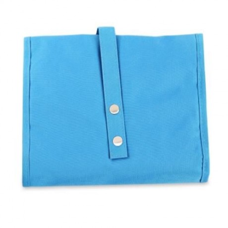 PORTABLE TRAVEL COSMETIC BAGS TOILETRY KIT STORAGE POUCH (BLUE)