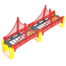 CHILDREN DIY RAIL CAR RACING TRACK BUILDING BLOCK TOY (COLORMIX)