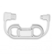 MICRO USB CHARGING CABLE BOTTLE OPENER KEYCHAIN 3 IN 1 (WHITE)