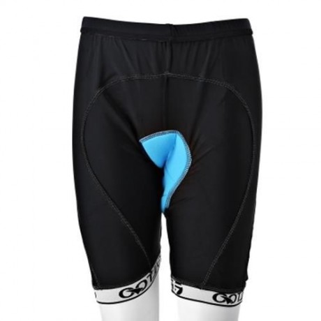 REALTOO BREATHABLE BIKE CYCLING PANTS BICYCLE WEAR SHORTS (WHITE AND BLACK)