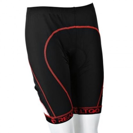REALTOO BREATHABLE BIKE CYCLING PANTS BICYCLE WEAR SHORTS (RED WITH BLACK)