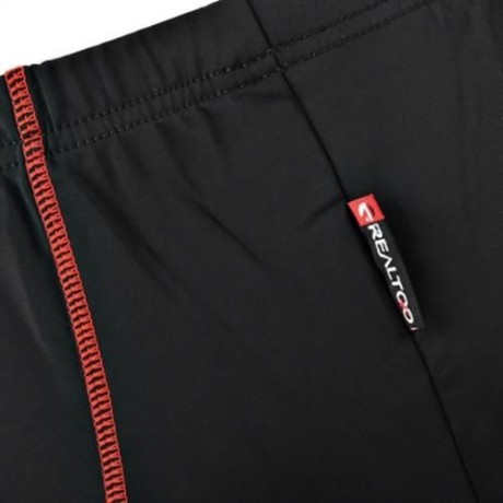 REALTOO BREATHABLE BIKE CYCLING PANTS BICYCLE WEAR SHORTS (RED WITH BLACK)