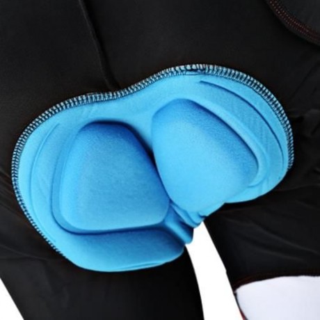 REALTOO BREATHABLE BIKE CYCLING PANTS BICYCLE WEAR SHORTS (RED WITH BLACK)