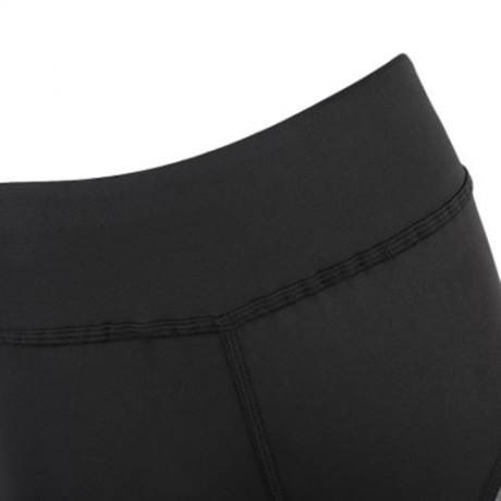 SEXY MESH JOINT LEGGINGS YOGA PANTS FOR RUNNING FITNESS (BLACK)