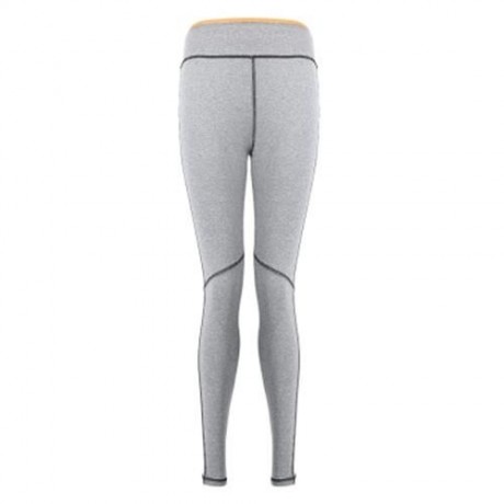 YOGA SPORT PANTS COMPRESSION TIGHT LEGGINGS WITH SIDE STRIPE (ORANGE)