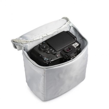 CADEN L1 DSLR CAMERA WATERPROOF CANVAS PHOTOGRAPHY BAG (LIGHT GRAY)