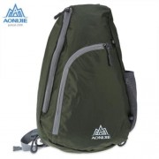 AONIJIE SLING CHEST BAG NYLON SINGLE SHOULDER BACKPACK (ARMY GREEN)