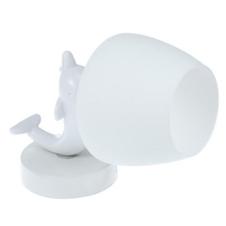 MODERN DOLPHIN DESIGN LED WALL LAMP (WHITE)
