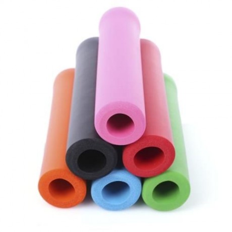 PAIRED MTB SILICONE ULTRALIGHT BIKE HANDLEBAR GRIPS WITH PLUGS (PINK)