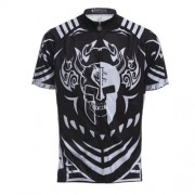 BREATHABLE BIKE CYCLING SHORT WEAR JERSEY BICYCLE EQUIPMENT (BLACK)