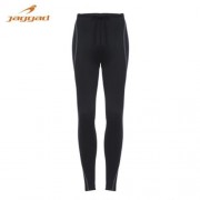 JAGGAD REFLECTIVE FLEECE CYCLING PANTS WITH SILICONE CUSHION (BLACK)