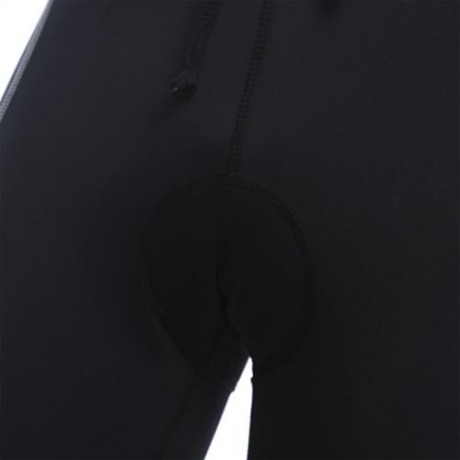 JAGGAD REFLECTIVE FLEECE CYCLING PANTS WITH SILICONE CUSHION (BLACK)