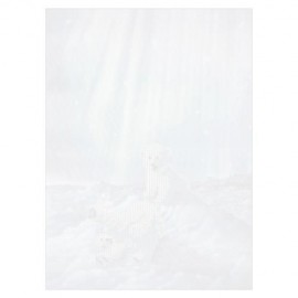 30 X 40CM POLAR BEAR DIY DIAMOND PAINTING CROSS STITCH TOOL (COLORMIX)
