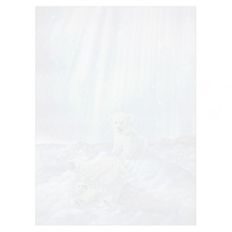 30 x 40cm Polar Bear DIY Diamond Painting Cross Stitch Tool (COLORMIX)