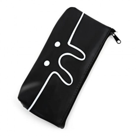 CARTOON ANIMAL PEN BAG FOR SCHOOL (BLACK)