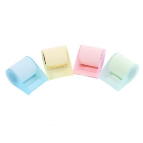 KAWAII TEAR SCRATCHPAD PAPER STICKER STICKY NOTE PAD (BLUE)