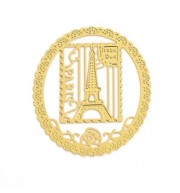 HOLLOW OUT METAL BOOKMARK MINI LACE STATIONERY (COPPER COLOR)