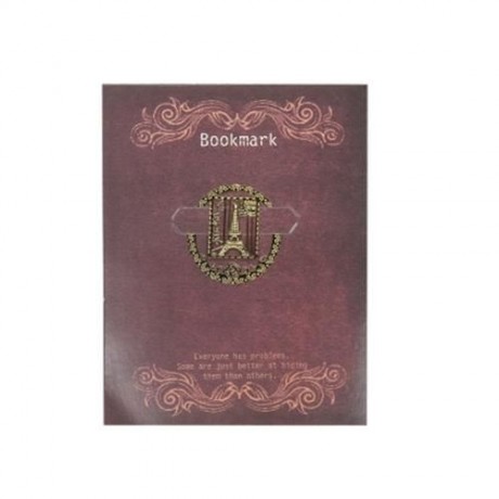 HOLLOW OUT METAL BOOKMARK MINI LACE STATIONERY (COPPER COLOR)