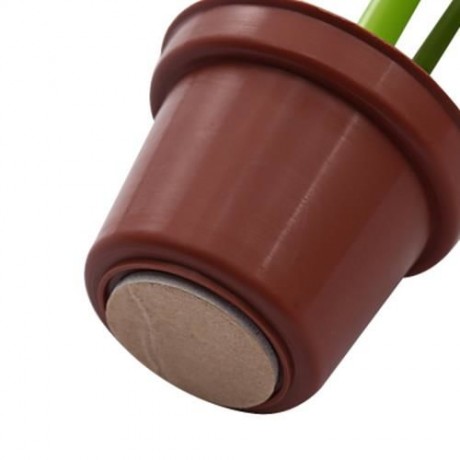 FLOWER SHAPED BALLPOINT PEN CREATIVE STATIONERY OFFICE SUPPLIES (GREEN)