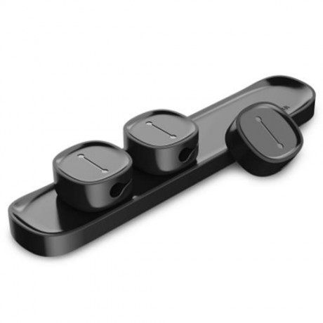 BASEUS PEAS CABLE CLIP MAGNET DATA CORD DESKTOP ORGANIZER (BLACK)