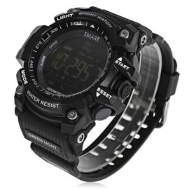 AIWATCH XWATCH SPORT SMART WATCH PEDOMETER STOPWATCH CALL MESSAGE REMINDER (BLACK)