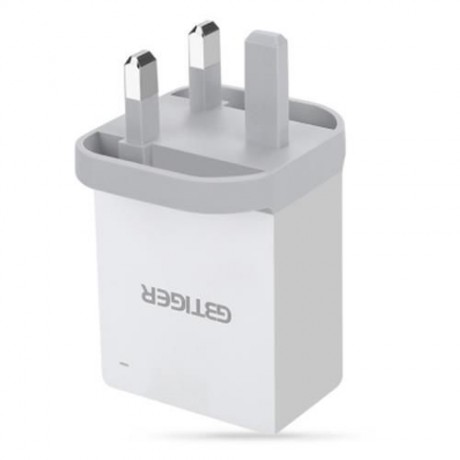 GBTIGER 2 USB 5V 3.6A MULTIFUNCTIONAL LED CHARGER ADAPTER (ALL WHITE)