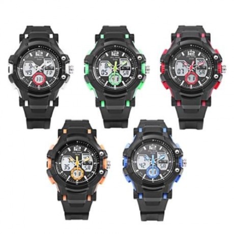 ALIKE AK16123 MALE DUAL MOVT QUARTZ DIGITAL SPORT WATCH CHRONOGRAPH CALENDAR MEN WRISTWATC